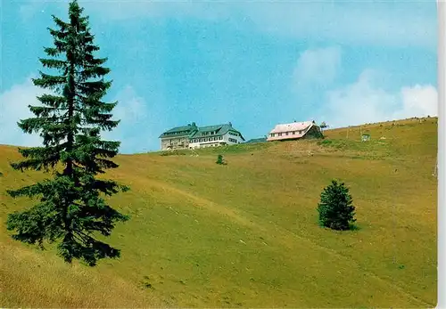 AK / Ansichtskarte  Belchen_Baden Wisslers Berghotels Wiedener Eck Berghotel Belchenhaus