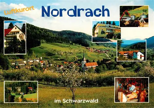 AK / Ansichtskarte 73928382 Nordrach Panorama Gasthaus Teilansichten