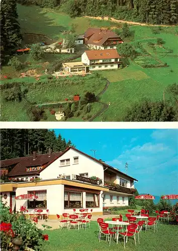 AK / Ansichtskarte 73928385 Muehlenbach_Wolfach_Kinzigtal_Baden Fliegeraufnahme Cafe Pension Talblick