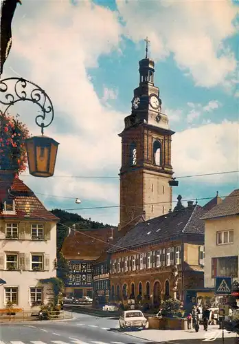 AK / Ansichtskarte  Haslach_Kinzigtal Marktplatz Kirche