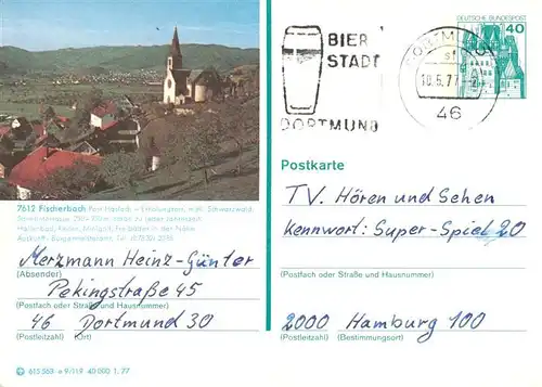 AK / Ansichtskarte 73928455 Fischerbach_Kinzigtal Panorama mit Kirche