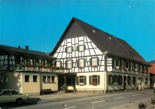 AK / Ansichtskarte 73928485 Fischerbach_Kinzigtal Gasthaus Pension Zum Ochsen