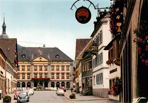 AK / Ansichtskarte  Gengenbach Hauptstrasse mit Rathaus