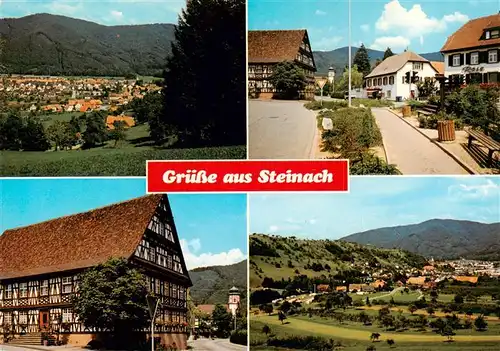 AK / Ansichtskarte  Steinach_Kinzigtal_Schwarzwald Panorama Ortspartie Fachwerkhaus Ortsansicht