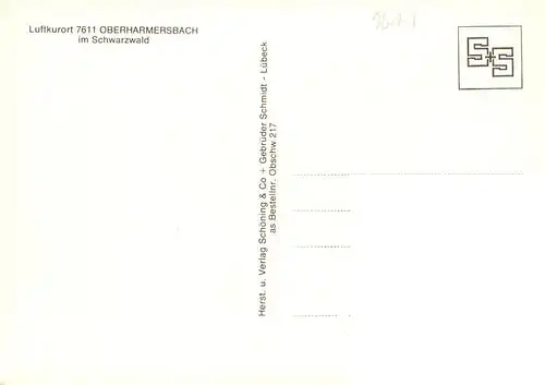 AK / Ansichtskarte 73928505 Oberharmersbach Fliegeraufnahme mit Brandenkopf