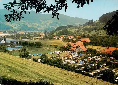 AK / Ansichtskarte 73928527 Steinach_Kinzigtal_Schwarzwald Panorama mit Ferien-Campingpltz Kinzigtal