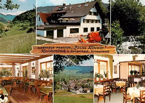 AK / Ansichtskarte  Reichenbach_Gengenbach Gasthaus Pension Zum Roessle Gastraum Panorama