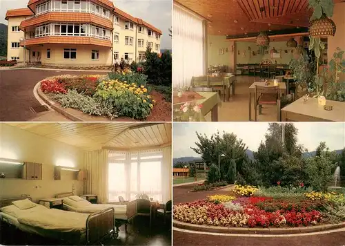 AK / Ansichtskarte 73928557 Fussbach_Gengenbach Kreispflegeheim Bermersbach Speisesaal Patientenzimmer Garten