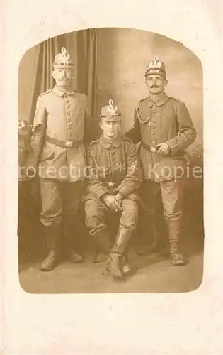 AK / Ansichtskarte  Militaria_WK1 Soldaten Luftschiffe Bataillon Achselband  