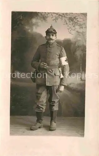 AK / Ansichtskarte  Militaria_Landwehr 13 Landwehr Regt Ludwigsburg Sanitaetsabzeichnung 