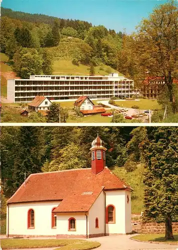 AK / Ansichtskarte 73928612 Nordrach Fachklinik Klausenbach Kapelle