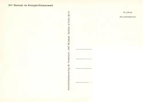 AK / Ansichtskarte 73928623 Steinach_Kinzigtal_Schwarzwald Fliegeraufnahme