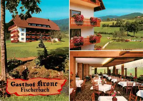 AK / Ansichtskarte  Fischerbach_Kinzigtal Gasthof Krone Gastraum