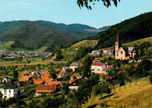 AK / Ansichtskarte 73928676 Fischerbach_Kinzigtal Panorama Kirche