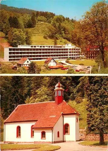 AK / Ansichtskarte 73928689 Nordrach Fachklinik Klausenbach Kapelle