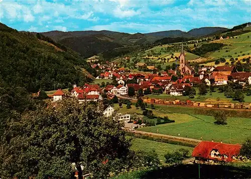 AK / Ansichtskarte  Oberharmersbach Gasthof Pension Freihof Panorama