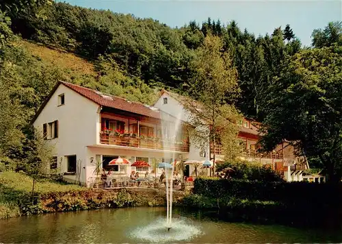 AK / Ansichtskarte 73928698 Loecherberg_Oberharmersbach Hotel Pension Schwarzwald Idyll Fontaene