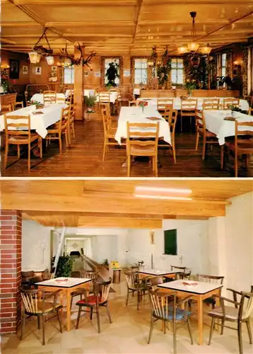 AK / Ansichtskarte 73928699 Gutach_Schwarzwald Gasthof Pension Linde Gastraeume