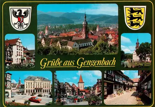 AK / Ansichtskarte 73928735 Gengenbach Ortspartie Niggelturm Rathaus Marktplatz Oberer Torturm Engelgasse