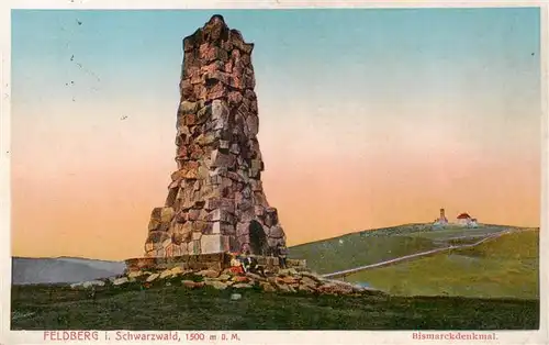 AK / Ansichtskarte  Feldberg_1450m_Schwarzwald Bismarckdenkmal