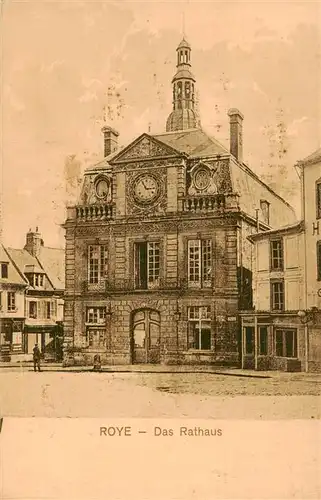AK / Ansichtskarte  Roye__80_Somme Das Rathaus