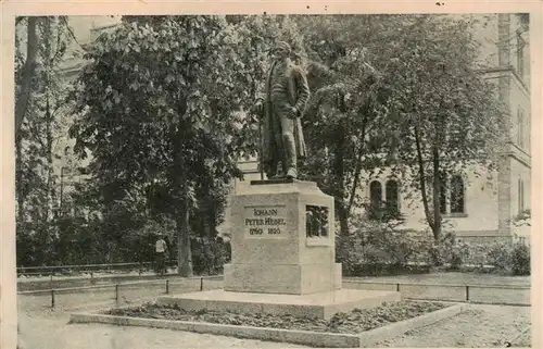 AK / Ansichtskarte 73928772 Loerrach Hebel Denkmal