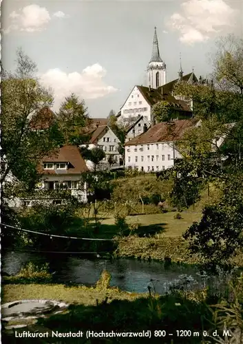 AK / Ansichtskarte 73928790 Neustadt__Schwarzwald_Titisee-Neustadt Ortspartie mit Kirche