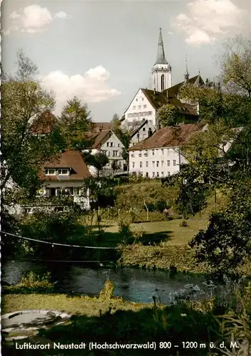 AK / Ansichtskarte  Neustadt__Schwarzwald_Titisee-Neustadt Ortspartie mit Kirche