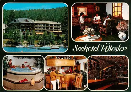 AK / Ansichtskarte 73928848 Titisee Seehotel Wiesler Seepartie Whirlpool Bar Halle