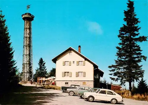 AK / Ansichtskarte 73928853 Neustadt__Schwarzwald_Titisee-Neustadt Aussichtsturm Berggasthaus Fuerstenberg Rasthaus