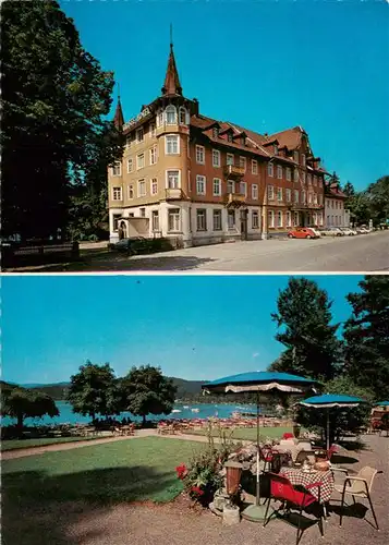 AK / Ansichtskarte 73928860 Titisee-Neustadt Titisee Hotel Liegewiese Seepartie