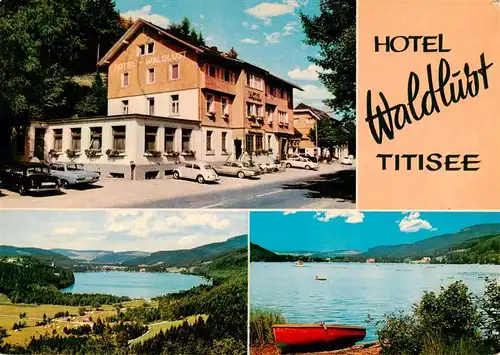 AK / Ansichtskarte 73928889 Titisee-Neustadt Hotel Waldlust Seepartien