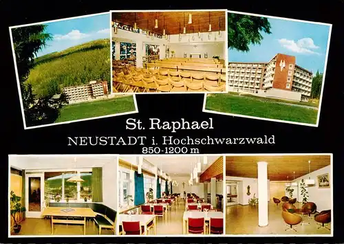 AK / Ansichtskarte  Titisee-Neustadt Altersheim St Raphael Veranstaltungsraum Gastraeume