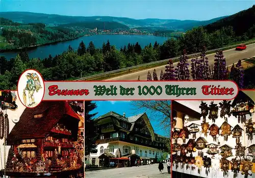 AK / Ansichtskarte  Titisee-Neustadt Seepanorama Uhren Brunner Titisee Details