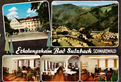 AK / Ansichtskarte 73928963 Bad_Sulzbach Erholungsheim Muentner Schumann Heim Gastraeume