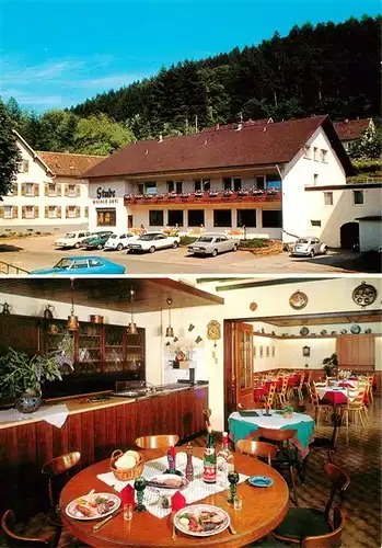AK / Ansichtskarte 73928983 Gutach_Breisgau Hotel Restaurant Adler Gastraum Theke