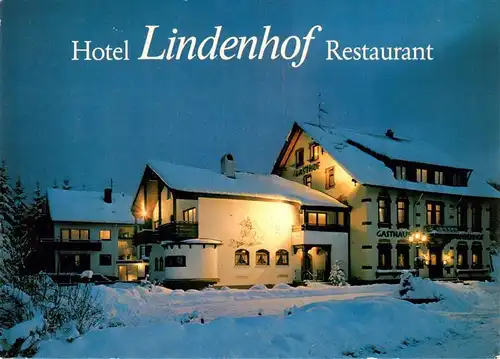 AK / Ansichtskarte 73929018 Oberwinden__Elztal_BW Hotel Lindenhof Restaurant