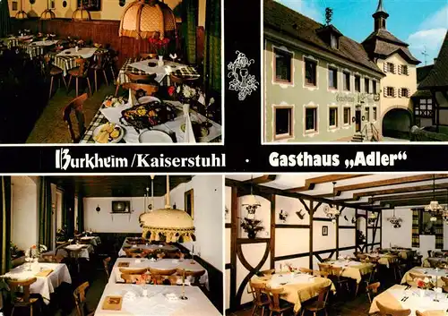 AK / Ansichtskarte  Burkheim_Kaiserstuhl Gasthaus Adler Gastraeume