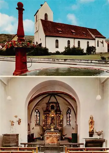 AK / Ansichtskarte  Boetzingen Pfarrkirche St Laurentius Inneres