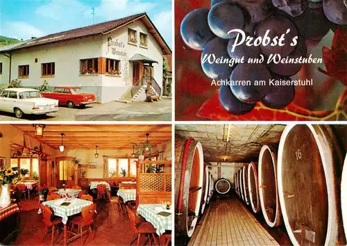 AK / Ansichtskarte 73929060 Achkarren Probsts Weingut und Weinstube Gastraum Weinkeller