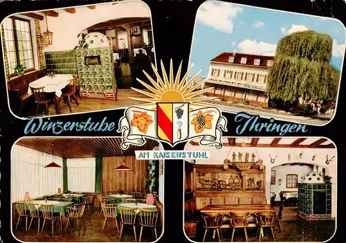 AK / Ansichtskarte 73929085 Ihringen_Kaiserstuhl Hotel Restaurant Winzerstube Gastraeume