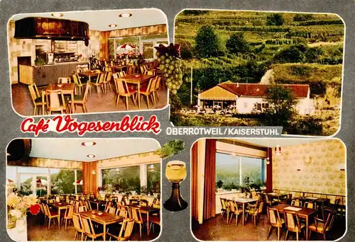 AK / Ansichtskarte 73929093 Oberrotweil Cafe Vogesenblick Gastraeume
