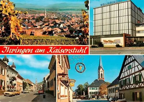 AK / Ansichtskarte  Ihringen_Kaiserstuhl Panorama Winzergenossenschaft Ortspartie Kirche