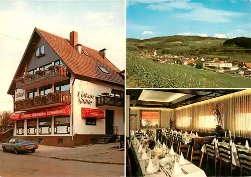 AK / Ansichtskarte  Achkarren Hotel Vulkan Stueble Gastraum Panorama