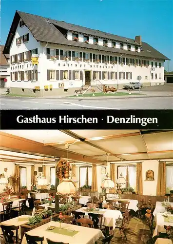 AK / Ansichtskarte  Denzlingen Gasthaus Hirschen Gastraum