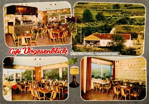 AK / Ansichtskarte 73929141 Oberrotweil Cafe Vogesenblick Gastraeume