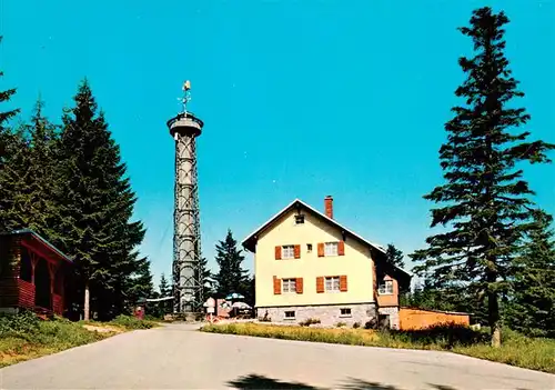 AK / Ansichtskarte  Titisee-Neustadt Fuerstenberg Rasthaus auf dem Hochfirst mit Aussichtsturm