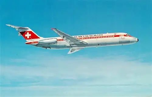 AK / Ansichtskarte  Flugzeuge_Zivil Swissair Technical date DC-9-32