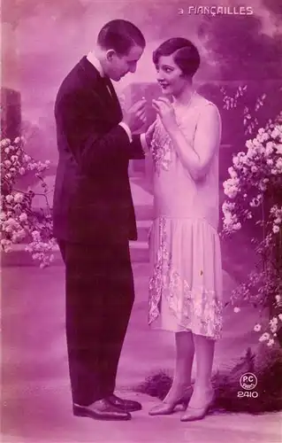 AK / Ansichtskarte  Foto_PC_Paris_Nr. Nr. 2410 Fiancailles Frau Mann 