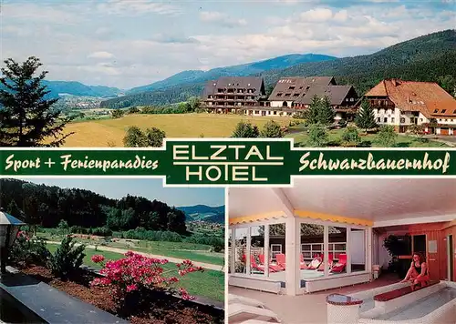 AK / Ansichtskarte 73929296 Winden_Elztal Sport und Ferienhotel Elztal Hotel Schwarzbauernhof Panorama